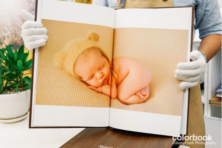 Album em bé in trên PHOTOBOOK TẠP CHÍ GIẤY MỸ THUẬT